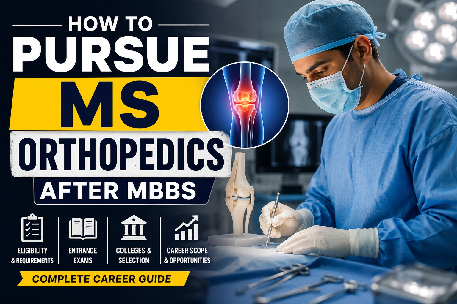 How to Pursue MS Orthopedics After MBBS: Complete Career Guide